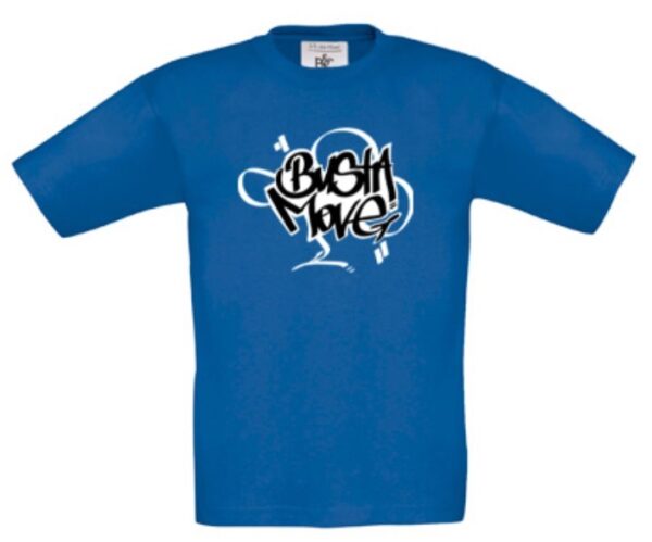 Blauw Busta Move T-shirt voor kinderen